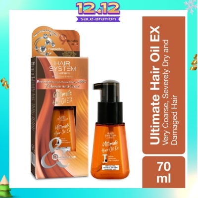 HAIR SYSTEM BY WATSONS Ultimate Hair Oil for Dry Damaged Hair 80ml