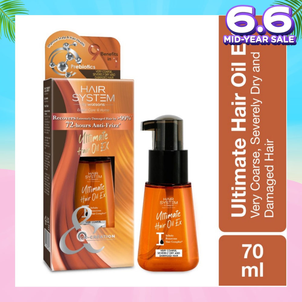 Ultimate Hair Oil for Dry Damaged Hair 80ml