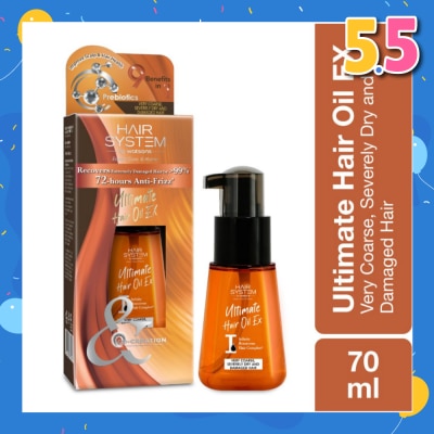 HAIR SYSTEM BY WATSONS Ultimate Hair Oil for Dry Damaged Hair 80ml