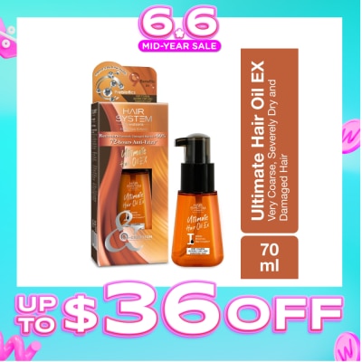 HAIR SYSTEM BY WATSONS - Ultimate Hair Oil for Dry Damaged Hair 80ml