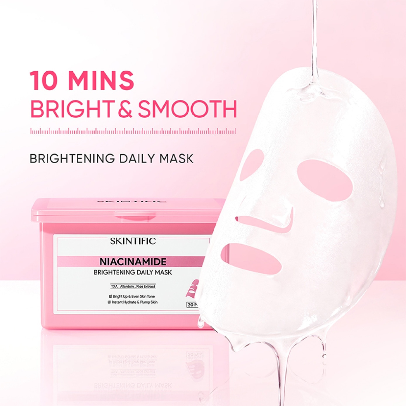 Niacinamide Brightening Daily Mask 30s image