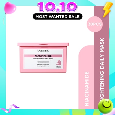 SKINTIFIC Niacinamide Brightening Daily Mask 30s image