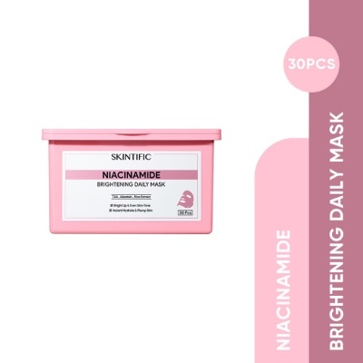 SKINTIFIC Niacinamide Brightening Daily Mask 30s image