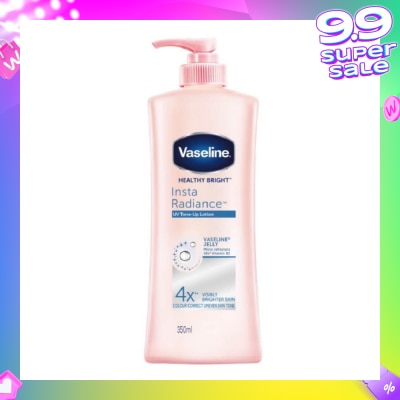 VASELINE Healthy Bright Insta Radiance UV Tone-Up Body Lotion (for 4X Instantly Brighter Skin Help Repair Damage Skin) 350ml