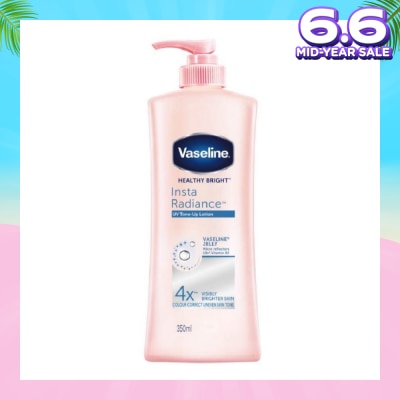 VASELINE Healthy Bright Insta Radiance UV Tone-Up Body Lotion (for 4X Instantly Brighter Skin Help Repair Damage Skin) 350ml