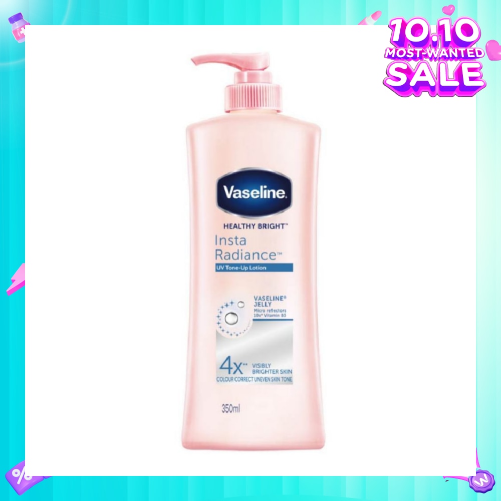 Healthy Bright Insta Radiance UV Tone-Up Body Lotion (for 4X Instantly Brighter Skin Help Repair Damage Skin) 350ml