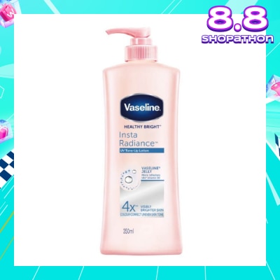 VASELINE Healthy Bright Insta Radiance UV Tone-Up Body Lotion (for 4X Instantly Brighter Skin Help Repair Damage Skin) 350ml
