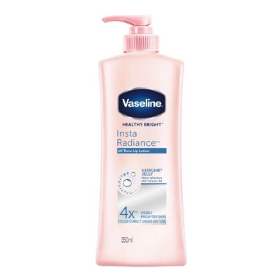 VASELINE Healthy Bright Insta Radiance UV Tone-Up Body Lotion (for 4X Instantly Brighter Skin Help Repair Damage Skin) 350ml