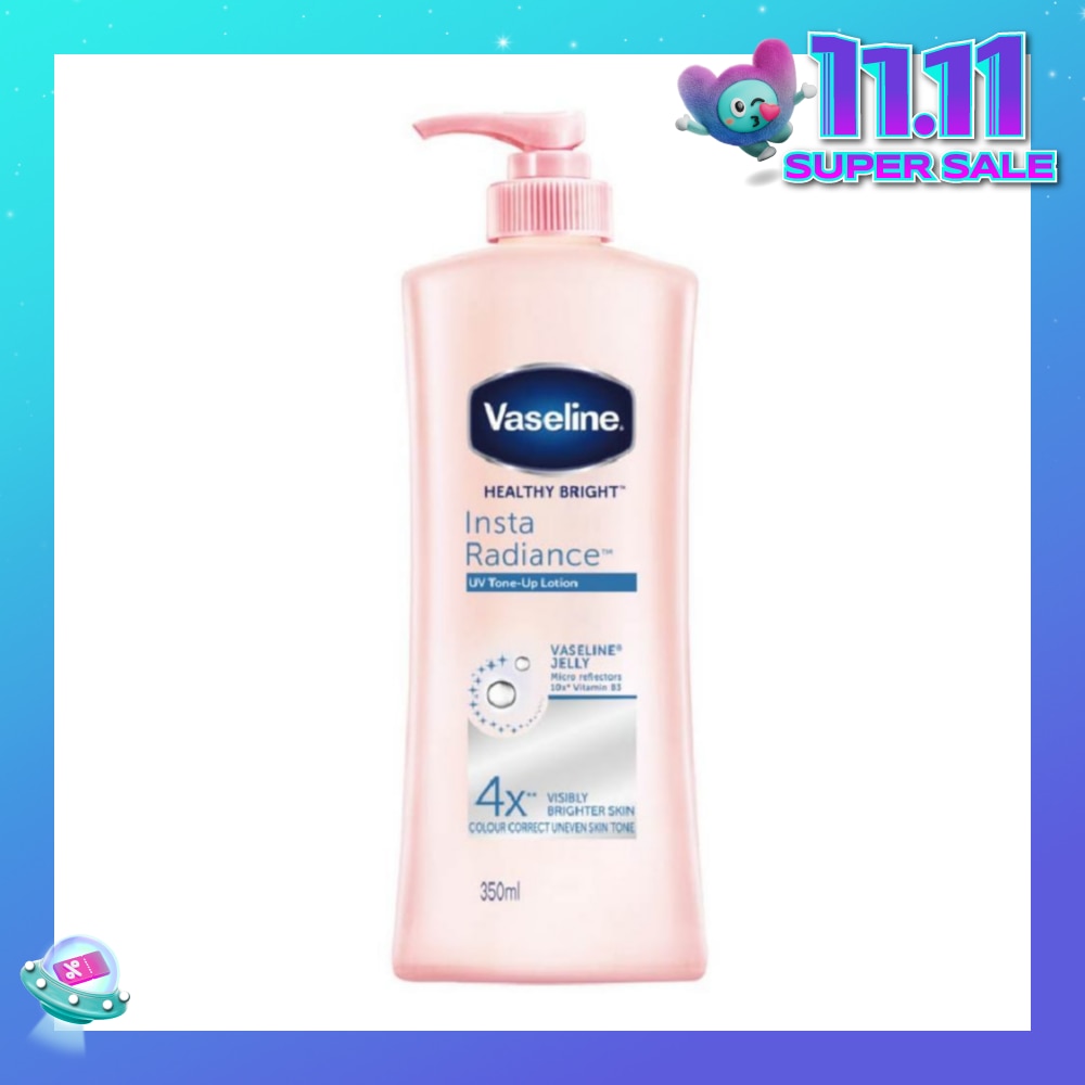 Healthy Bright Insta Radiance UV Tone-Up Body Lotion (for 4X Instantly Brighter Skin Help Repair Damage Skin) 350ml
