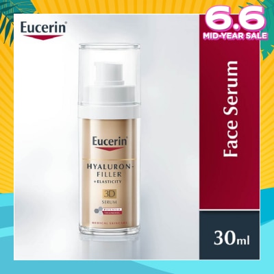 EUCERIN Hyaluron + Elasticity Filler 3D Anti-Aging Face Serum (Suitable for All Skin Types) 30ml