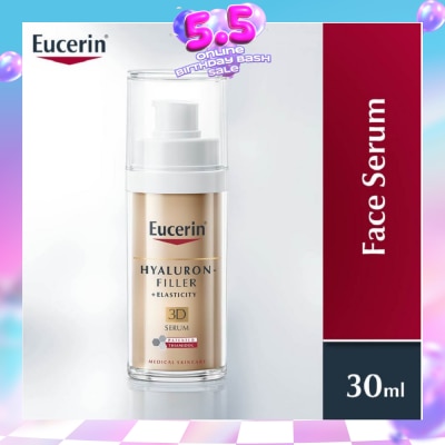 EUCERIN - Hyaluron + Elasticity Filler 3D Anti-Aging Face Serum (Suitable for All Skin Types) 30ml
