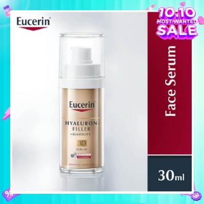 EUCERIN Hyaluron + Elasticity Filler 3D Anti-Aging Face Serum (Suitable for All Skin Types) 30ml