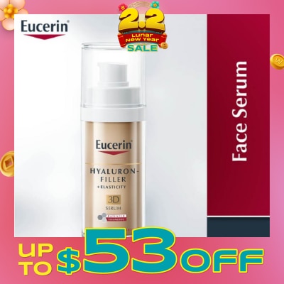 EUCERIN Hyaluron + Elasticity Filler 3D Anti-Aging Face Serum (Suitable for All Skin Types) 30ml