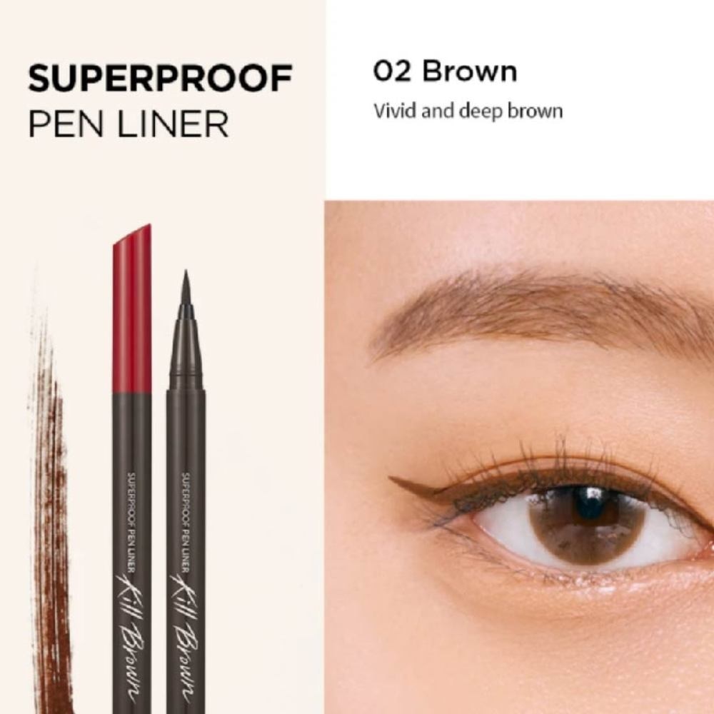 Superproof Pen Liner Brown 2g