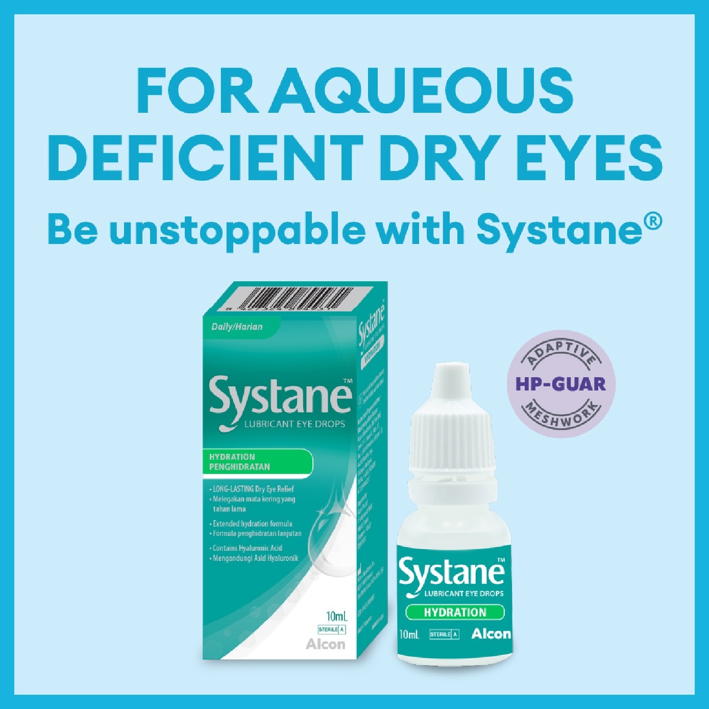 Systane Hydration Lubricant Eye Drops 10ml