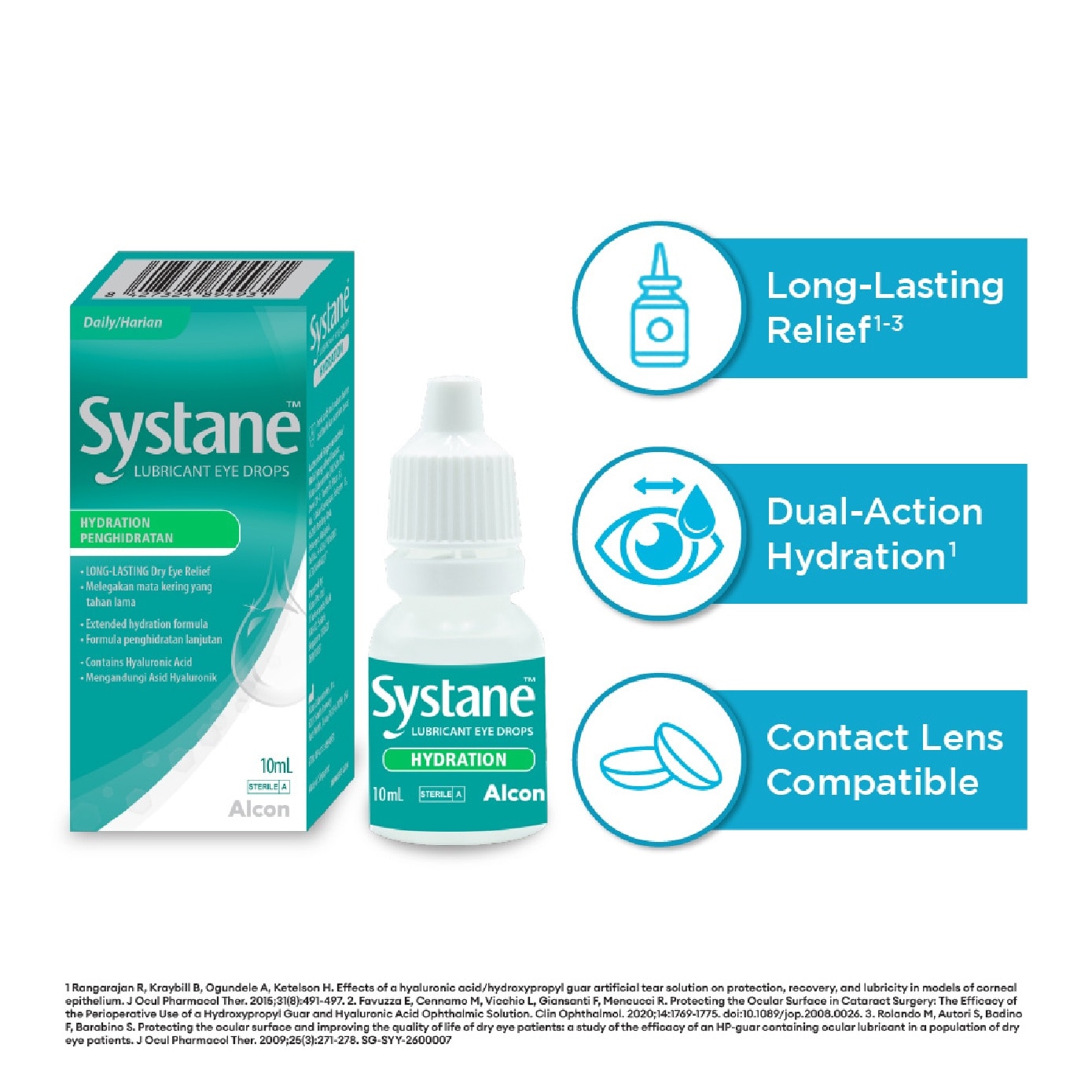 Systane Hydration Lubricant Eye Drops 10ml