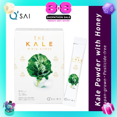 QSAI - The Kale Powder with Honey Dietary Supplement 7g x 30s&nbsp;(Expiry: May`2027)