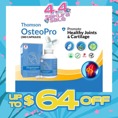 THOMSON - OsteoPro (For Joints & Cartilage Health) Veggetable Capsule 300s
