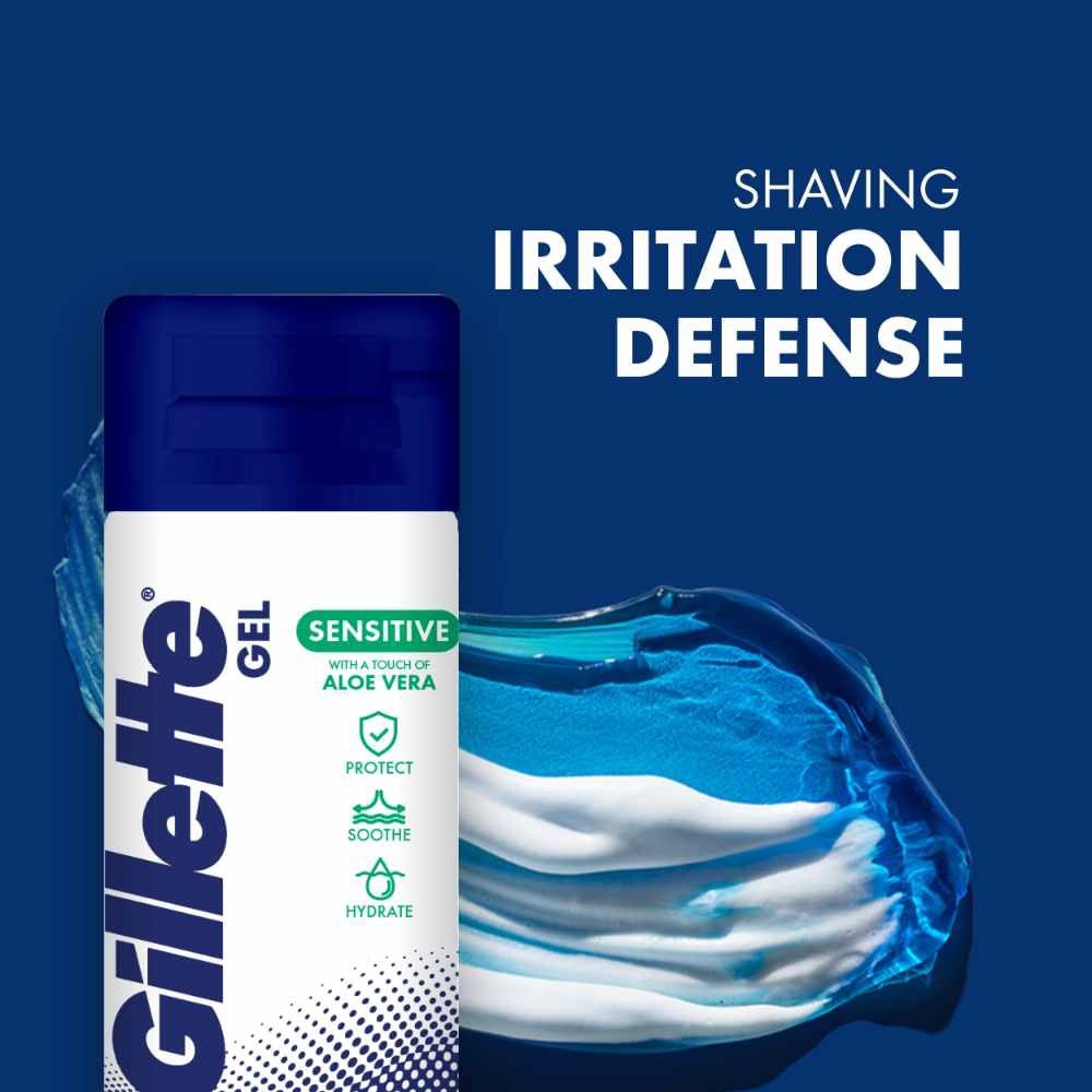Sensitive Skin Soothing with a Touch of Aloe Vera Shaving Gel 70g
