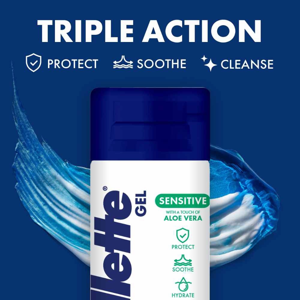 Sensitive Skin Soothing with a Touch of Aloe Vera Shaving Gel 70g