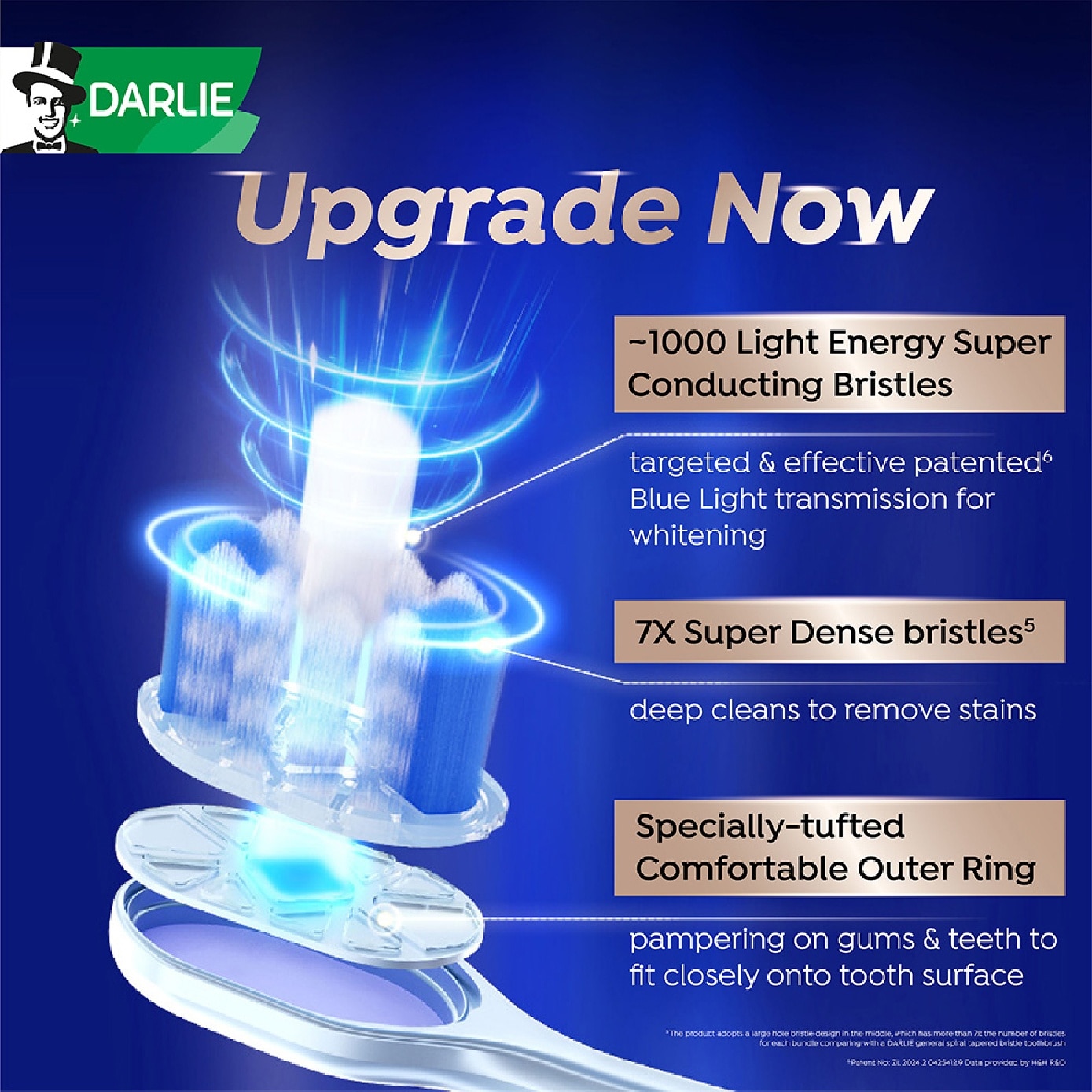 All Shiny White Magnificent Blue Light Whitening Toothbrush 1s