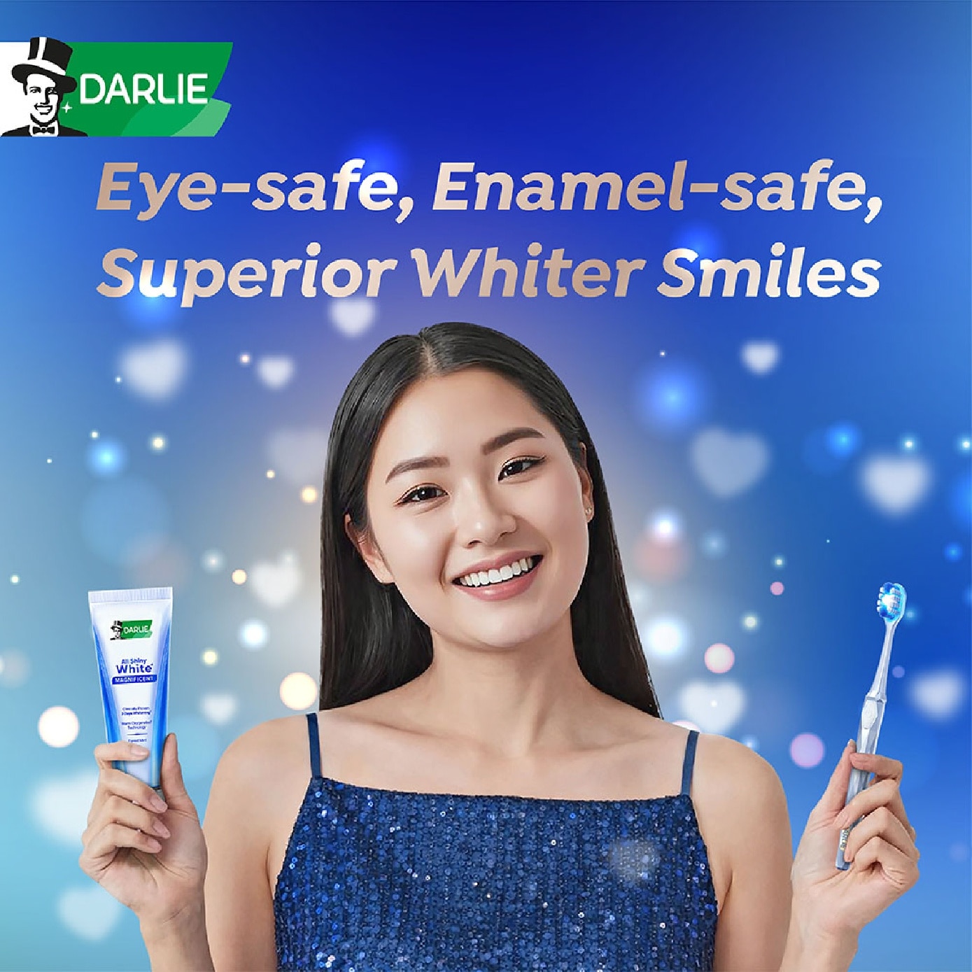 All Shiny White Magnificent Blue Light Whitening Toothbrush 1s