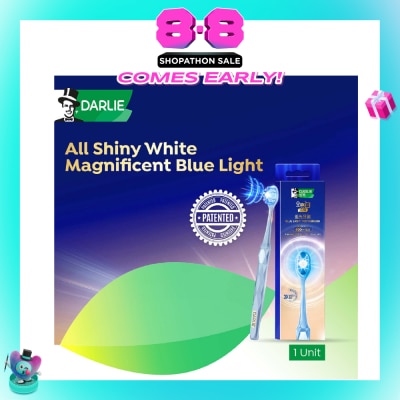 DARLIE - All Shiny White Magnificent Blue Light Whitening Toothbrush 1s