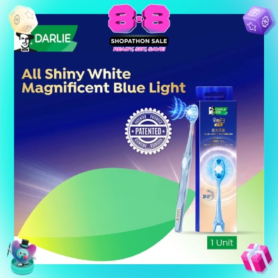 DARLIE - All Shiny White Magnificent Blue Light Whitening Toothbrush 1s