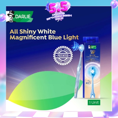DARLIE - All Shiny White Magnificent Blue Light Whitening Toothbrush 1s