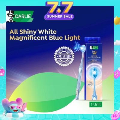 DARLIE - All Shiny White Magnificent Blue Light Whitening Toothbrush 1s