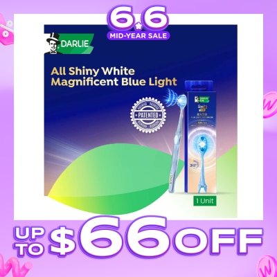 DARLIE - All Shiny White Magnificent Blue Light Whitening Toothbrush 1s