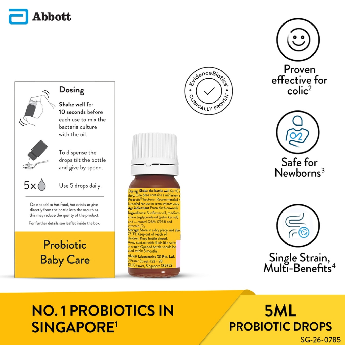 Protectis Baby Drop Vitamin D3 400IU 5ml image