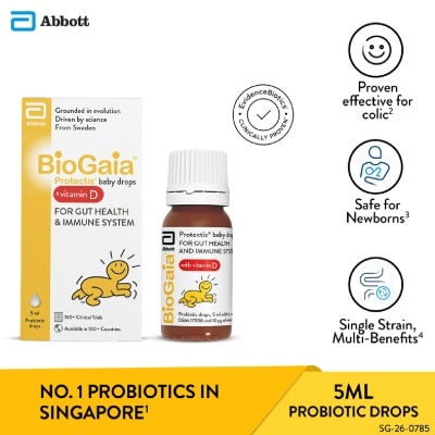 BIOGAIA Protectis Baby Drop Vitamin D3 400IU 5ml image