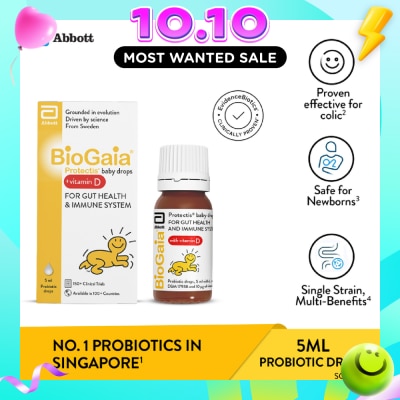 BIOGAIA Protectis Baby Drop Vitamin D3 400IU 5ml image