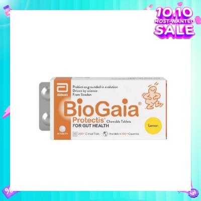 BIOGAIA Protectis Chewable Tablet Lemon 30s