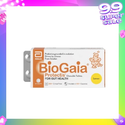 BIOGAIA Protectis Chewable Tablet Lemon 30s