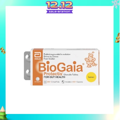 BIOGAIA Protectis Chewable Tablet Lemon 30s