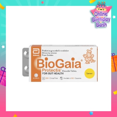 BIOGAIA Protectis Chewable Tablet Lemon 30s