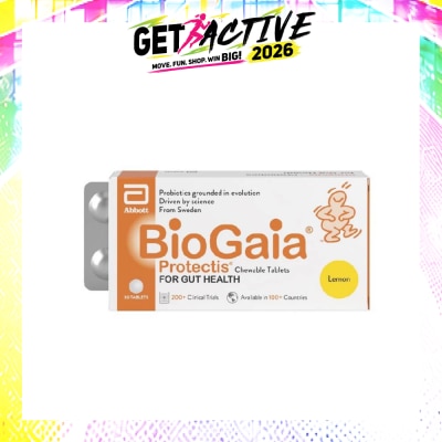 BIOGAIA - Protectis Chewable Tablet Lemon 30s (Expiry: Jun`2027) image