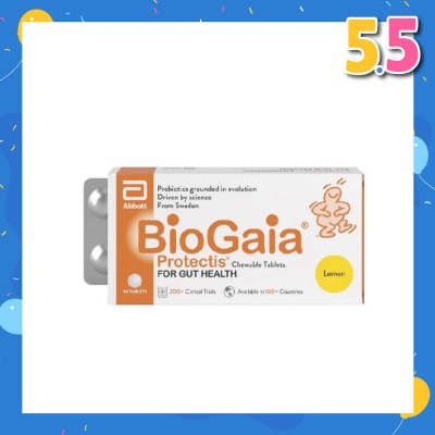 BIOGAIA Protectis Chewable Tablet Lemon 30s