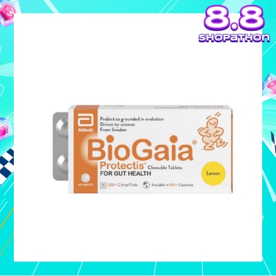 BIOGAIA Protectis Chewable Tablet Lemon 30s