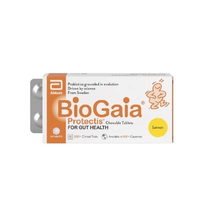 BIOGAIA Protectis Chewable Tablet Lemon 30s