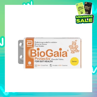 BIOGAIA Protectis Chewable Tablet Lemon 30s