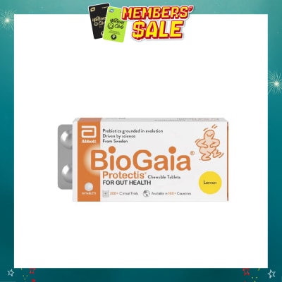 BIOGAIA - Protectis Chewable Tablet Lemon 30s