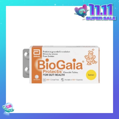 BIOGAIA Protectis Chewable Tablet Lemon 30s