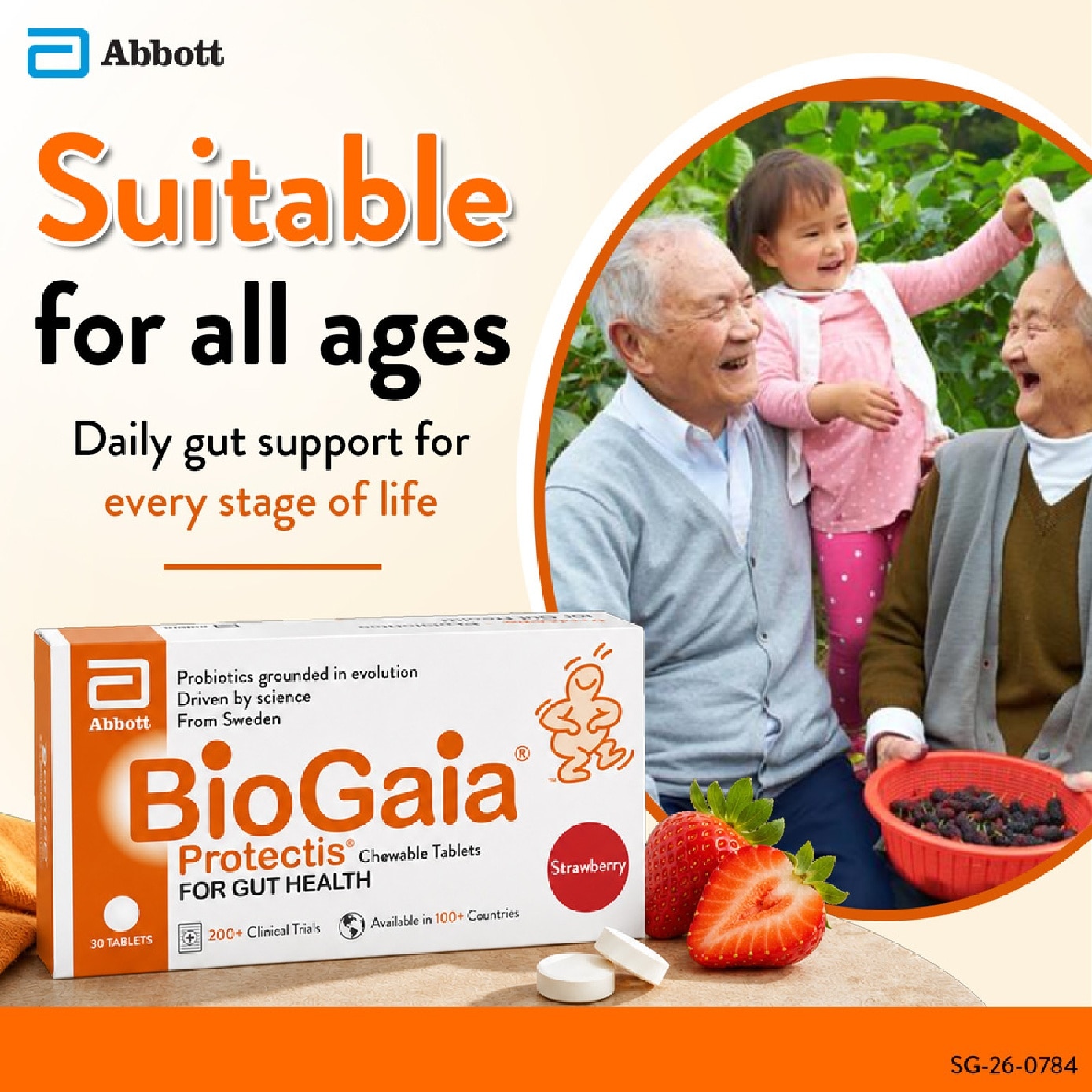 Protectis Chewable Tablet Strawberry 30s image