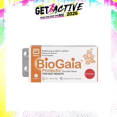 BIOGAIA - Protectis Chewable Tablet Strawberry 30s&nbsp; (Expiry: Mar`2027) image