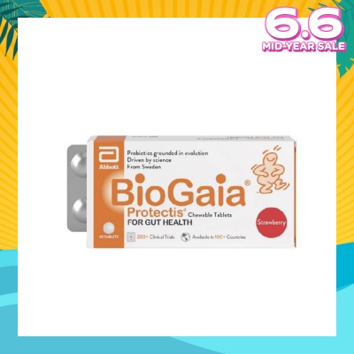 BIOGAIA Protectis Chewable Tablet Strawberry 30s