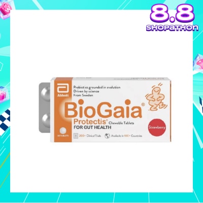 BIOGAIA Protectis Chewable Tablet Strawberry 30s