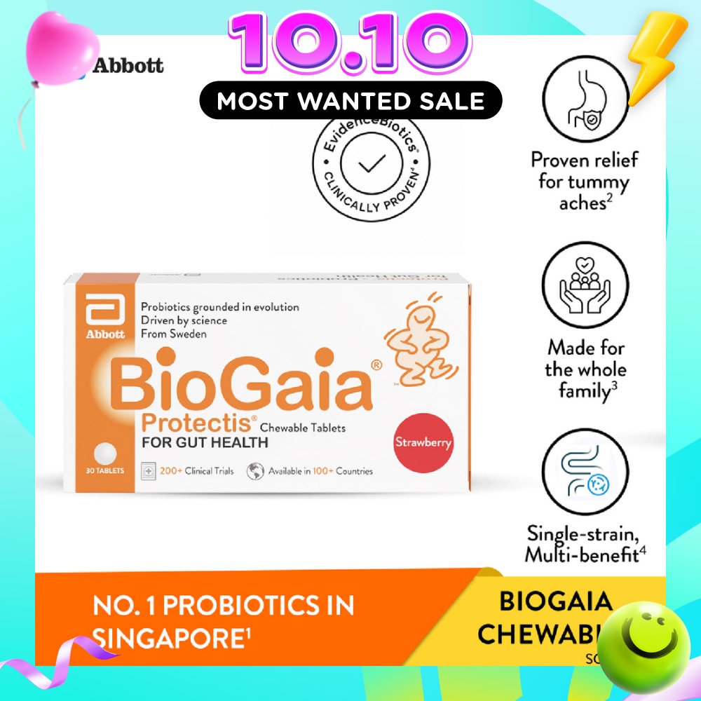 Protectis Chewable Tablet Strawberry 30s image